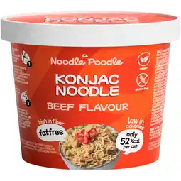 Albert Heijn The noodle poodle Konjac noodle beef flavour aanbieding
