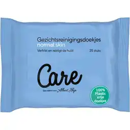 Albert Heijn Care Normal skin gezichtsdoekjes aanbieding