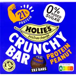 Albert Heijn Holie's Crunchy bar protein peanut aanbieding