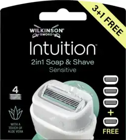 Albert Heijn Wilkinson Intuition sensitive care scheermesjes aanbieding