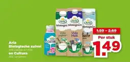 PLUS Arla Biologische zuivel en Cultura aanbieding