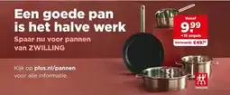 PLUS Een goede pan is het halve werk aanbieding