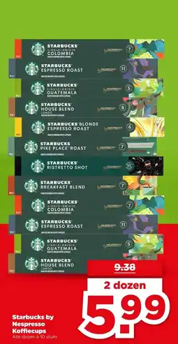 PLUS Starbucks by Nespresso Koffiecups aanbieding