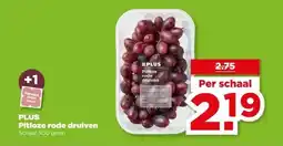 PLUS PLUS Pitloze rode druiven aanbieding