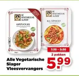 PLUS Alle Vegetarische Slager Vleesvervangers aanbieding