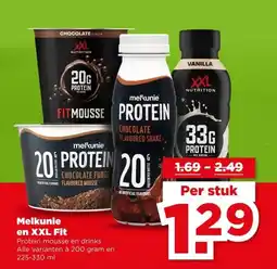 PLUS Melkunie en XXL Fit aanbieding