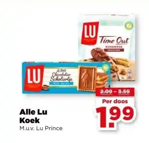 PLUS Alle Lu Koek aanbieding