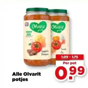 PLUS Alle Olvarit potjes aanbieding