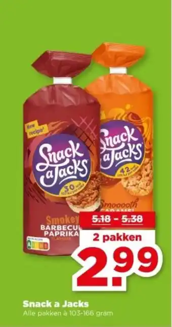 PLUS Snack a Jacks aanbieding