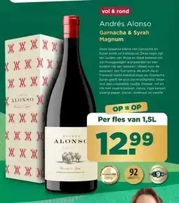 PLUS Andrés Alonso Garnacha & Syrah Magnum aanbieding