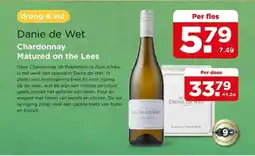 PLUS Danie de Wet Chardonnay Matured on the Lees aanbieding