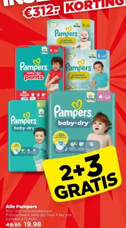 PLUS Alle Pampers aanbieding