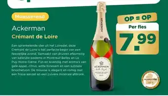 PLUS Ackerman Crémant de Loire aanbieding