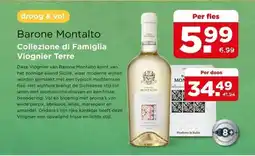 PLUS Barone Montalto Collezione di Famiglia Viognier Terre aanbieding