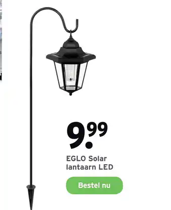 GAMMA EGLO Solar lantaarn LED aanbieding