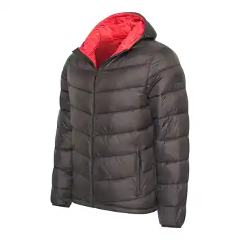 ANWB Cappuccino Italia Heren Hooded Puffer Jacket Zwart aanbieding