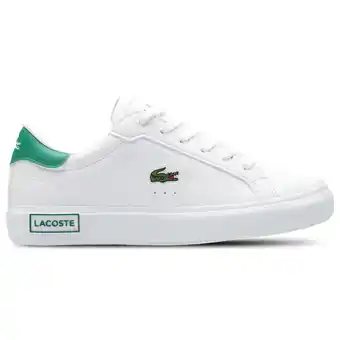 Foot Locker Lacoste Powercourt Kindersneakers - Wit - Maat 37.5 - Plastic aanbieding