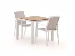 Kees Smit Bellagio Dranera/Fidenza 90cm dining tuinset 3-delig stapelbaar aanbieding