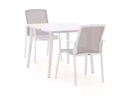 Kees Smit Bellagio Dranera/Sora 90cm dining tuinset 3-delig stapelbaar aanbieding