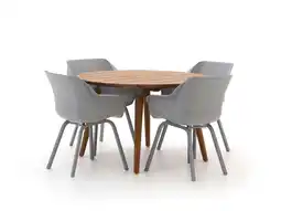 Kees Smit Hartman Sophie Element/Studio Ø120cm dining tuinset 5-delig aanbieding