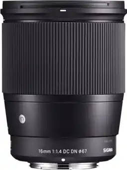 Coolblue Sigma 16mm f/1.4 E Mount aanbieding