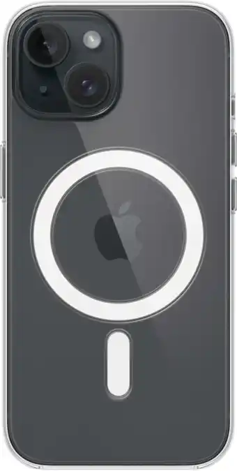 Coolblue Apple iPhone 15 Back Cover met MagSafe Transparant aanbieding