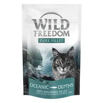 Zooplus 3x100g Wild Freedom Makreelfilet Filet Kattensnacks aanbieding