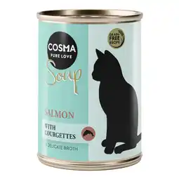 Zooplus Voordeelpakket Cosma Soup 24 x 100 g - Zalm met Courgette aanbieding