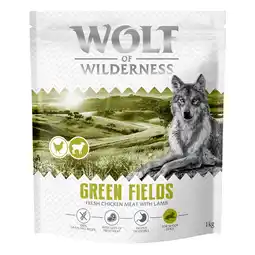 Zooplus Wolf of Wilderness Senior Green Fields Lam - Graanvrij - Voordeelpakket: 4 x 1 kg Nieuw Recept aanbieding