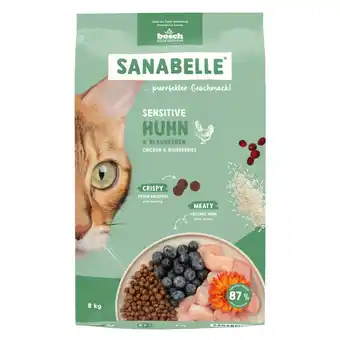 Zooplus Sanabelle Sensitive met Gevogelte Kattenvoer - 8 kg aanbieding