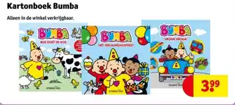 Kruidvat Kartonboek bumba aanbieding