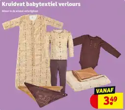 Kruidvat Kruidvat babytextiel verlours aanbieding