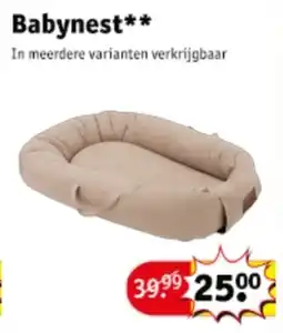 Kruidvat Babynest aanbieding