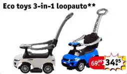 Kruidvat Eco toys 3-in-1 loopauto aanbieding