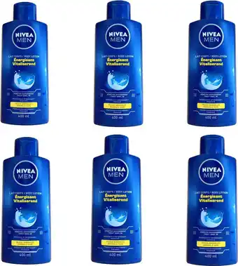 Bol.com Nivea Men Vitaliserende Bodylotion Voordeelverpakking aanbieding