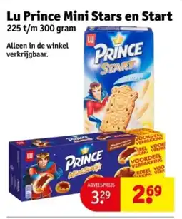 Kruidvat Lu prince mini stars en start aanbieding
