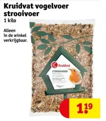Kruidvat Kruidvat vogelvoer strooivoer aanbieding