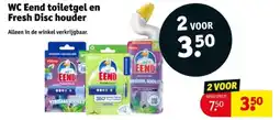 Kruidvat Wc eend toiletgel en fresh disc houder aanbieding