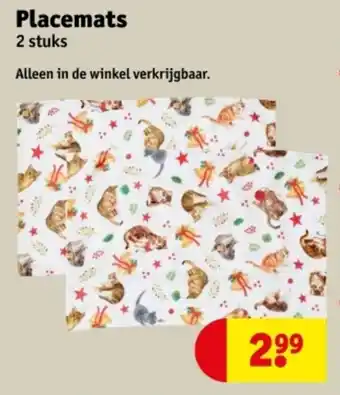 Kruidvat Placemats aanbieding