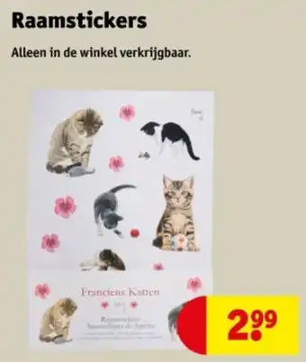 Kruidvat Raamstickers aanbieding