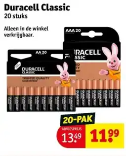 Kruidvat Duracell classic aanbieding