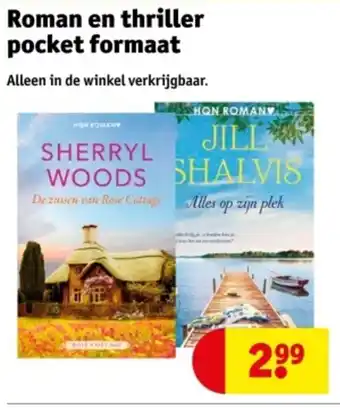 Kruidvat Roman en thriller pocket formaat aanbieding