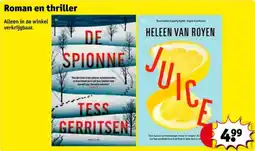 Kruidvat Roman en thriller aanbieding