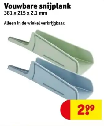 Kruidvat Vouwbare snijplank aanbieding