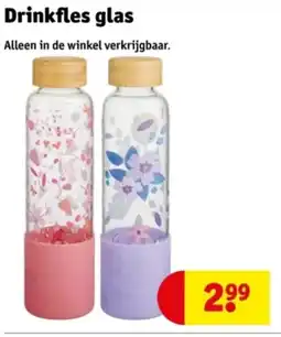 Kruidvat Drinkfles glas aanbieding