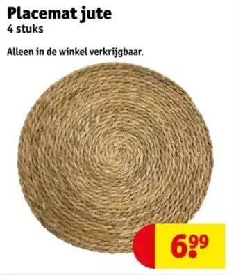 Kruidvat Placemat jute aanbieding