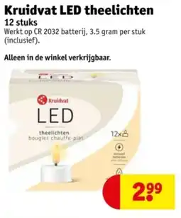 Kruidvat Kruidvat led theelichten aanbieding