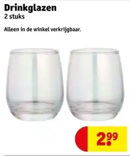 Kruidvat Drinkglazen aanbieding
