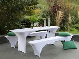 Lidl GO-DE Textil Hoes voor tuinbank en tuintafel aanbieding