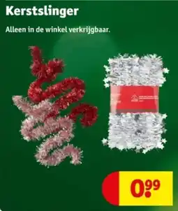 Kruidvat Kerstslinger aanbieding